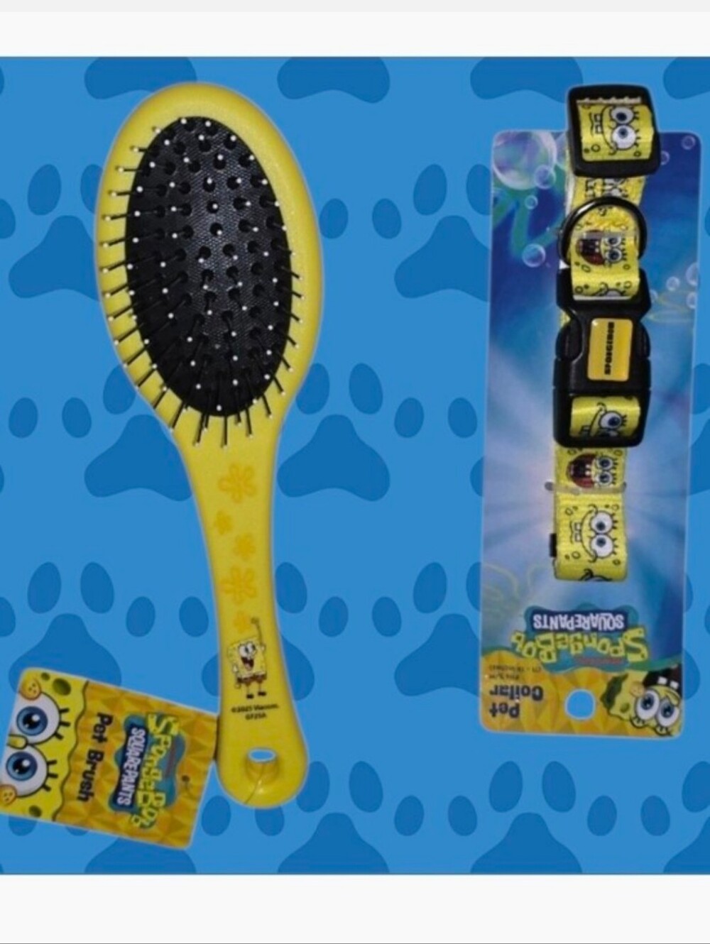 Spongebob Yellow Pet Brush - Pets  Bath & Hair Care